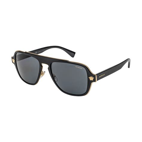 black and yellow versace sunglasses|Versace polarized sunglasses for men.